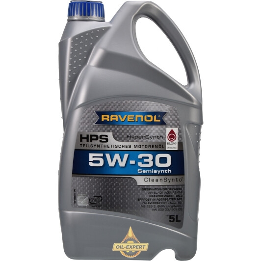 5W-30 Motor Oil - Ravenol HPS Hypersynth - BMW Longlife-98 - MB 229.3 - VW  502 00 - VW 505 00