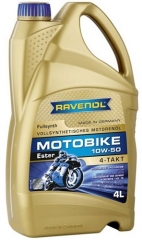 Моторное масло RAVENOL Motobike 4T Ester 10W-50