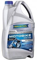Моторное масло RAVENOL Motobike 4T Ester 15W-50
