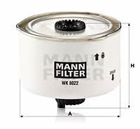 Фильтр топливный MANN-FILTER WK 8022 X