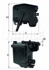 Фильтр топливный MAHLE/KNECHT KL 431D