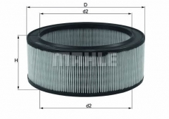 Фильтр воздушный MAHLE/KNECHT LX 516