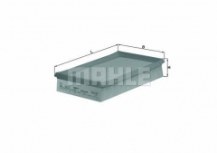 Фильтр воздушный MAHLE/KNECHT LX 737
