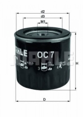 Фильтр масляный MAHLE/KNECHT OC 7