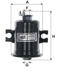 Фильтр топливный WIX WF8187