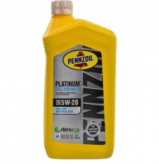 Моторное масло PENNZOIL Platinum 5W-20 Full Synthetic