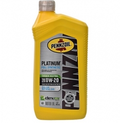 Моторное масло PENNZOIL Platinum 0W-20 Full Synthetic