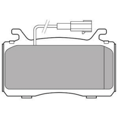 Колодки тормозные дисковые DELPHI LP3310