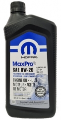 Моторное масло MOPAR MaxPro 0W-20 (68218950AA, 68218951AA)