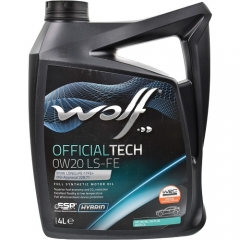 Моторное масло WOLF OFFICIALTECH 0W-20 LS-FE