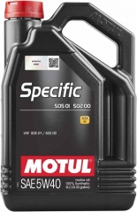 Моторное масло MOTUL SPECIFIC 50501-50500 5W-40