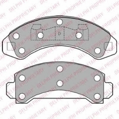 Колодки тормозные дисковые DELPHI LP1173