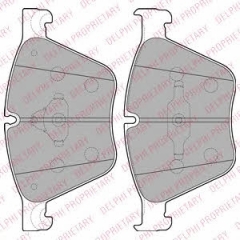 Колодки тормозные дисковые DELPHI LP2210