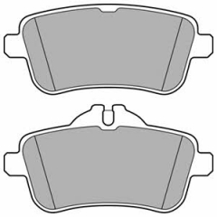 Колодки тормозные дисковые DELPHI LP3159