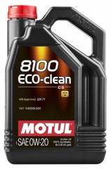 Моторное масло MOTUL 8100 ECO-CLEAN 0W-20