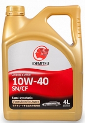 Моторное масло IDEMITSU 10W-40 SN/CF