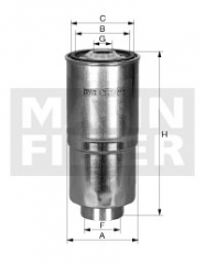 Фильтр топливный MANN-FILTER WK 730/2