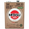 Моторное масло MITASU MOLY-TRiMER SM 5W-30