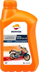 Моторное масло REPSOL MOTO MATIC SINTETICO MB 4T 10W-30