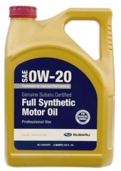 Моторное масло SUBARU MOTOR OIL 0W-20 (SOA427V1325, SOA427V1310)