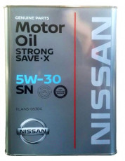 Моторное масло NISSAN STRONG SAVE X 5W-30 (KLAN505301, KLAN505304)