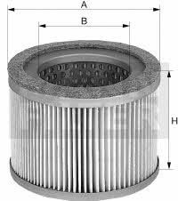 Фильтр воздушный MANN-FILTER C 2263/3
