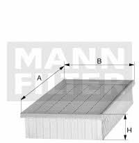 Фильтр воздушный MANN-FILTER C 2860/3
