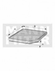 Фильтр салона угольный MANN-FILTER CUK 29 007