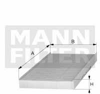 Фільтр салону антибактеріальний MANN-FILTER FP 22013