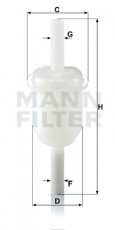 Фильтр топливный MANN-FILTER WK 31/4 (10)