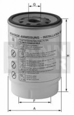 Фильтр топливный MANN-FILTER PL 271/1