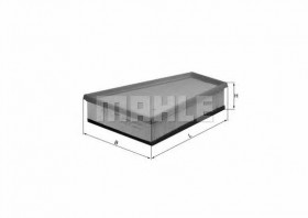 Фільтр повітряний MAHLE/KNECHT LX 731
