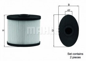 Фильтр воздушный MAHLE/KNECHT SOX 6D/S