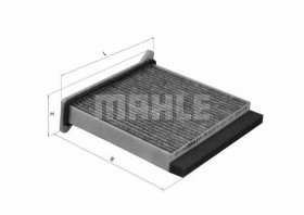Фильтр салона угольный MAHLE/KNECHT LAK 485