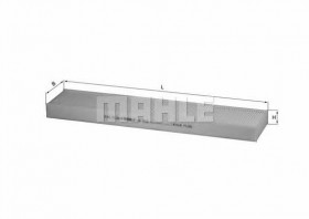 Фильтр салона MAHLE/KNECHT LA 242