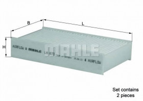 Фільтр салону MAHLE/KNECHT LA 873/S