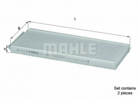 Фильтр салона MAHLE/KNECHT LA 391/S