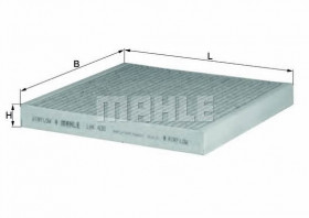 Фильтр салона угольный MAHLE/KNECHT LAK 430