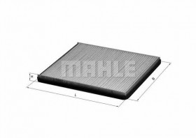 Фільтр салону MAHLE/KNECHT LA 143