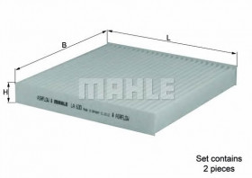 Фильтр салона MAHLE/KNECHT LA 630/S