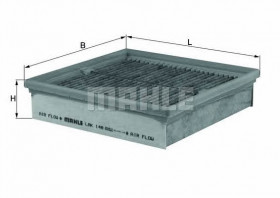 Фільтр салону вугільний MAHLE/KNECHT LAK 148