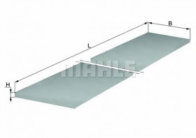 Фільтр салону MAHLE/KNECHT LAP 7