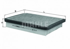 Фільтр салону вугільний MAHLE/KNECHT LAK 658