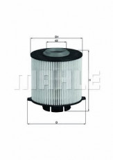 Фильтр топливный MAHLE/KNECHT KX 265D
