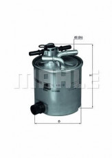 Фильтр топливный MAHLE/KNECHT KL 404/16