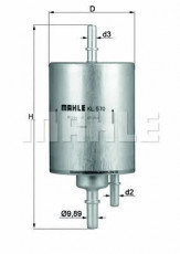 Фильтр топливный MAHLE/KNECHT KL 570