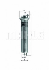 Фільтр паливний MAHLE/KNECHT KL 96