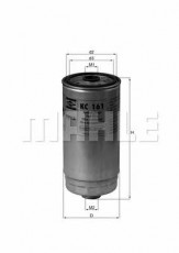 Фільтр паливний MAHLE/KNECHT KC 161