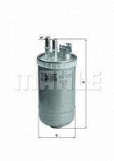 Фильтр топливный MAHLE/KNECHT KL 230