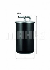 Фільтр паливний MAHLE/KNECHT KL 737